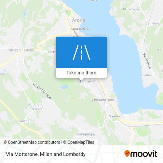 Via Mottarone map