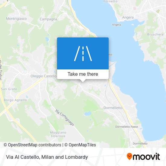 Via Al Castello map