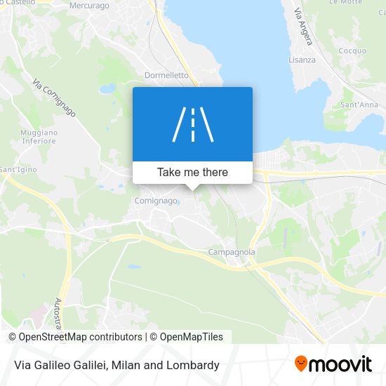 Via Galileo Galilei map