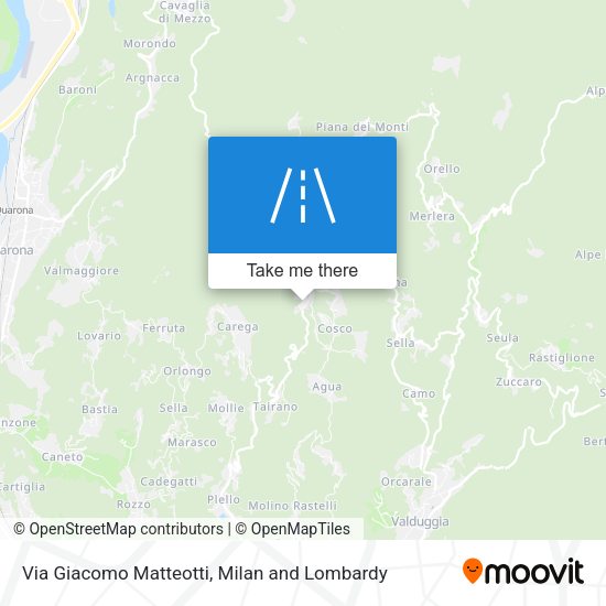 Via Giacomo Matteotti map