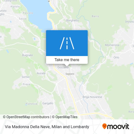 Via Madonna Della Neve map