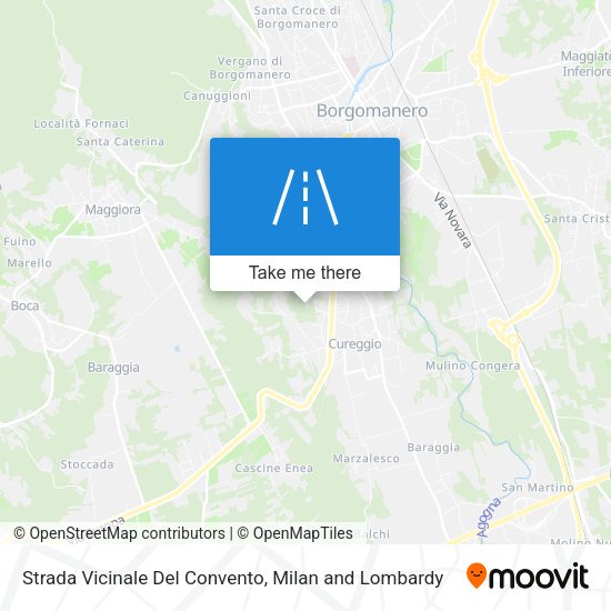 Strada Vicinale Del Convento map