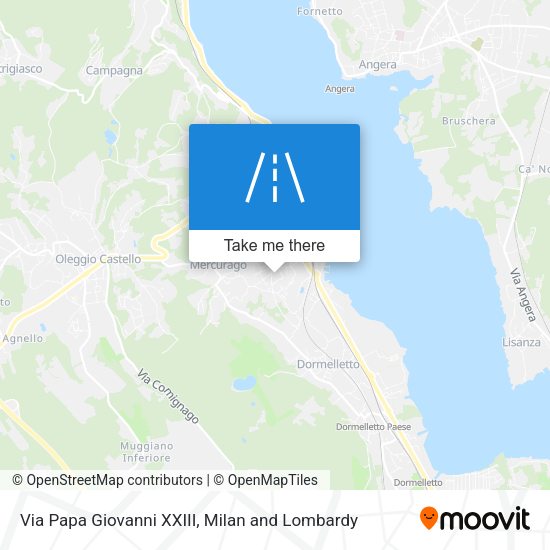 Via Papa Giovanni XXIII map