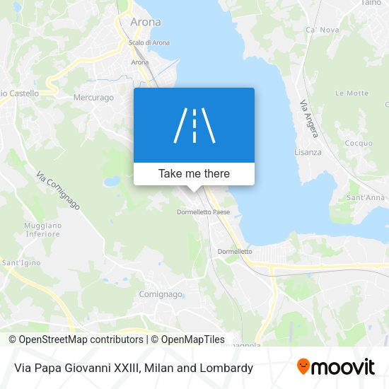 Via Papa Giovanni XXIII map