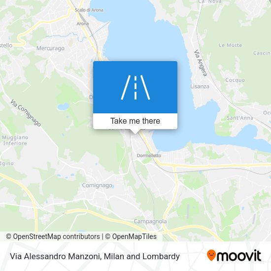 Via Alessandro Manzoni map