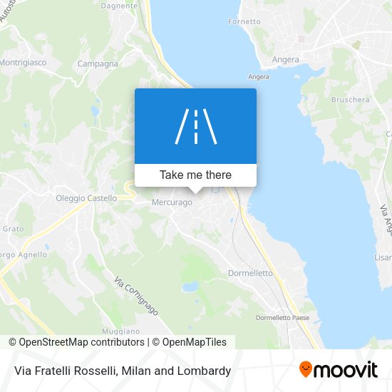 Via Fratelli Rosselli map