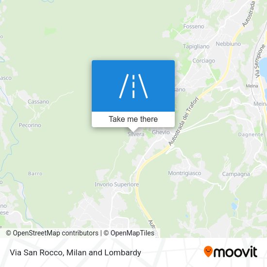 Via San Rocco map
