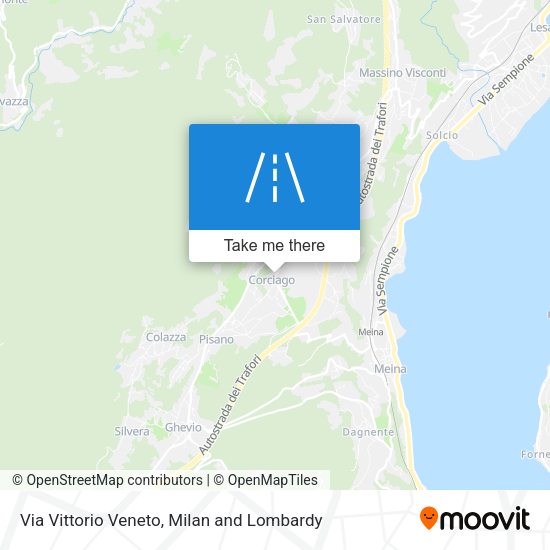 Via Vittorio Veneto map