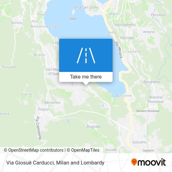 Via Giosuè Carducci map