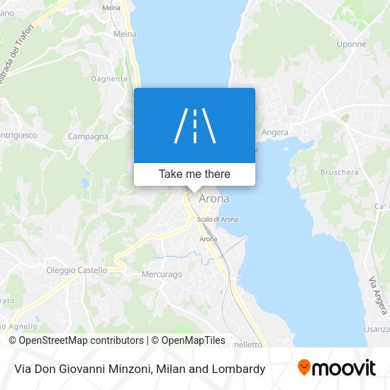 Via Don Giovanni Minzoni map