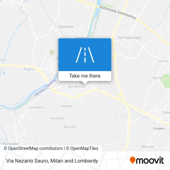 Via Nazario Sauro map