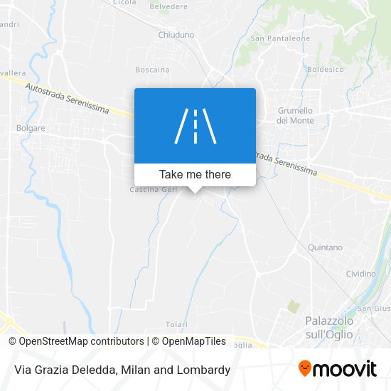 Via Grazia Deledda map