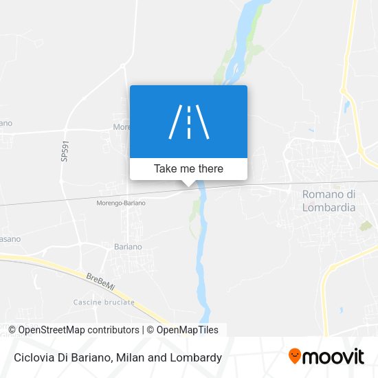 Ciclovia Di Bariano map
