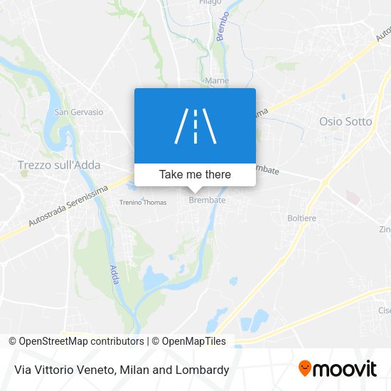 Via Vittorio Veneto map