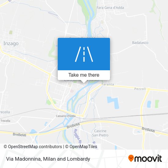 Via Madonnina map