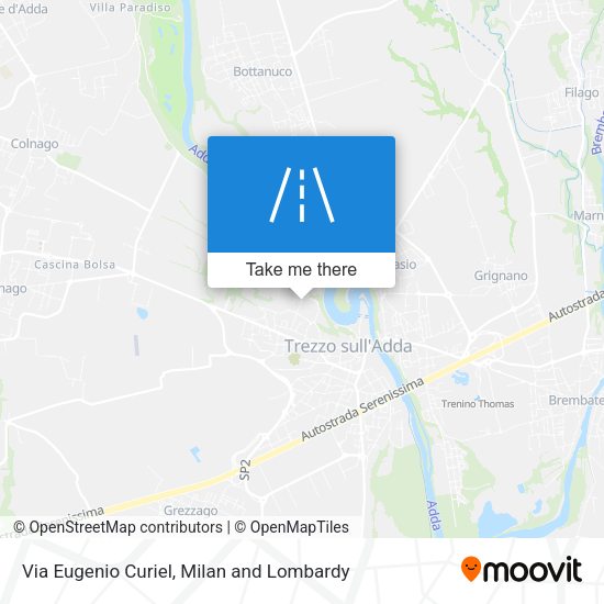Via Eugenio Curiel map