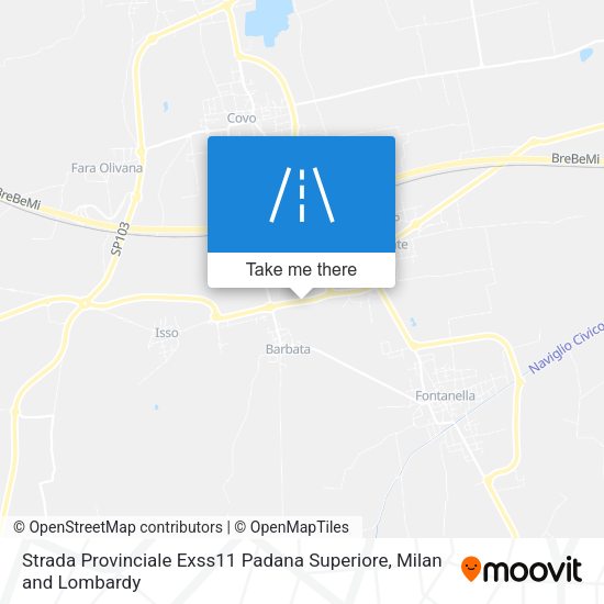Strada Provinciale Exss11 Padana Superiore map