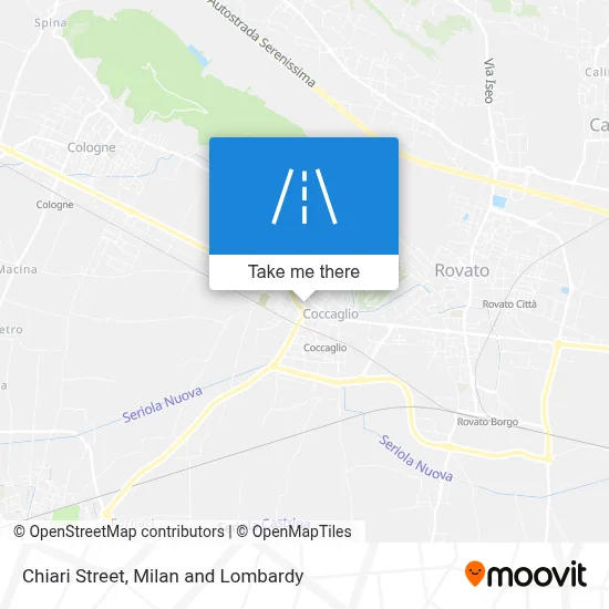 Chiari Street map