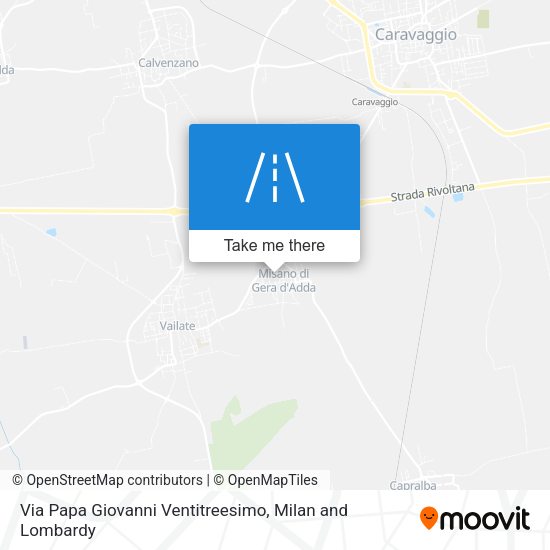 Via Papa Giovanni Ventitreesimo map
