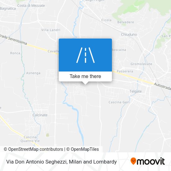 Via Don Antonio Seghezzi map