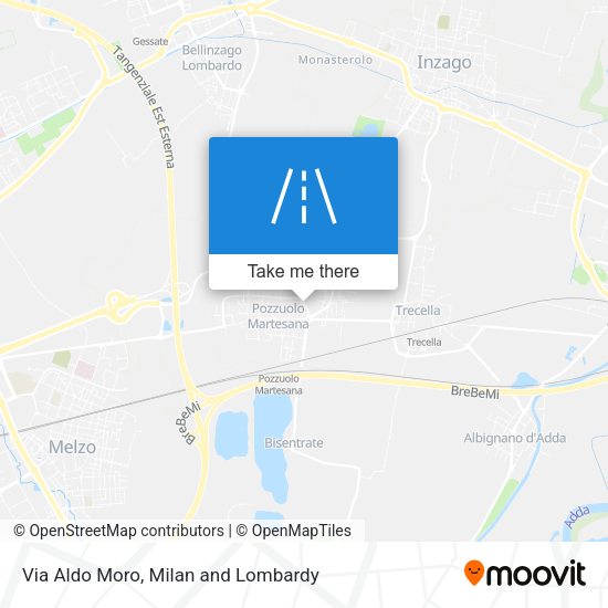 Via Aldo Moro map