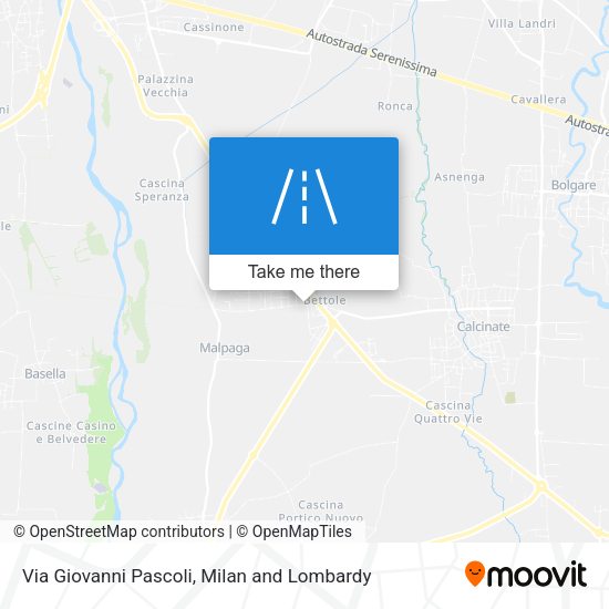 Via Giovanni Pascoli map