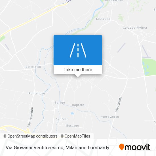 Via Giovanni Ventitreesimo map