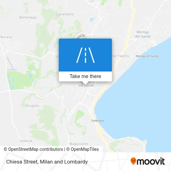 Chiesa Street map