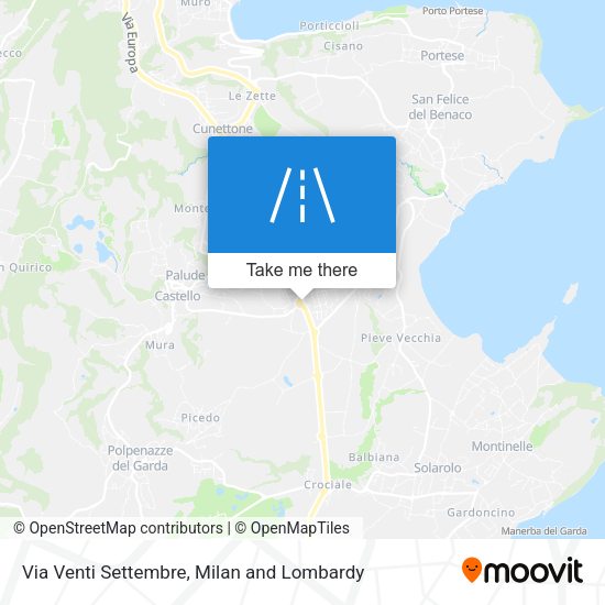 Via Venti Settembre map