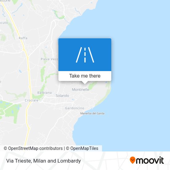 Via Trieste map
