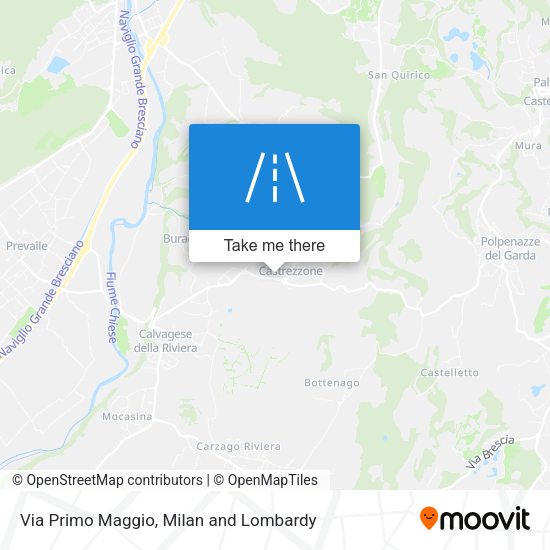 Via Primo Maggio map