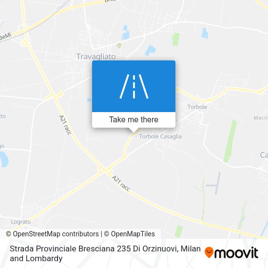 Strada Provinciale Bresciana 235 Di Orzinuovi map