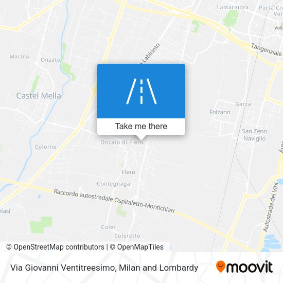 Via Giovanni Ventitreesimo map
