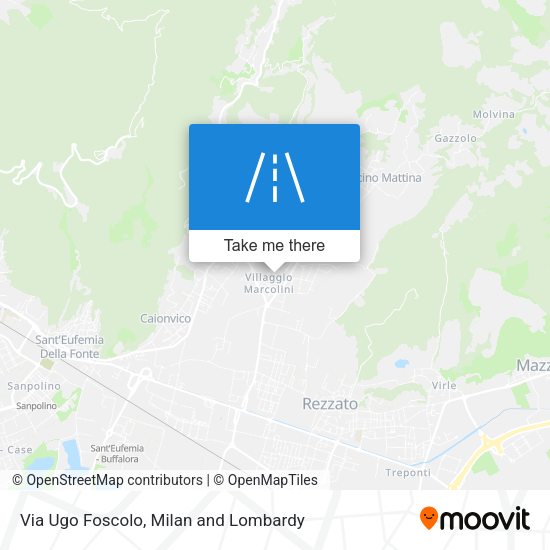 Via Ugo Foscolo map