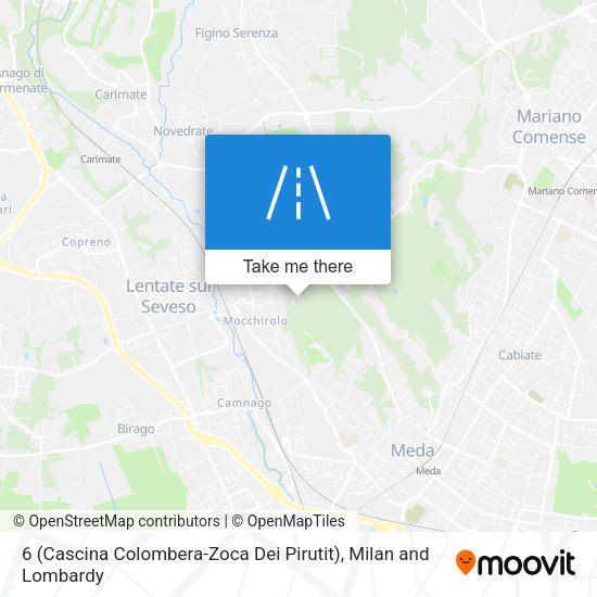 6 (Cascina Colombera-Zoca Dei Pirutit) map