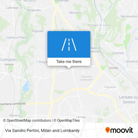 Via Sandro Pertini map