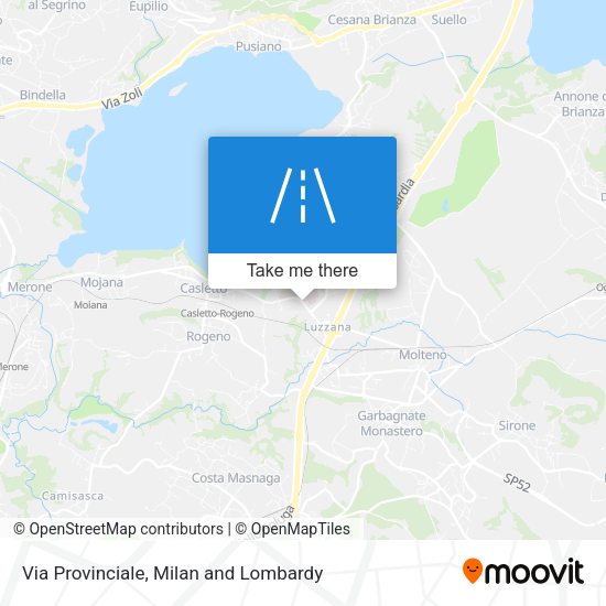 Via Provinciale map