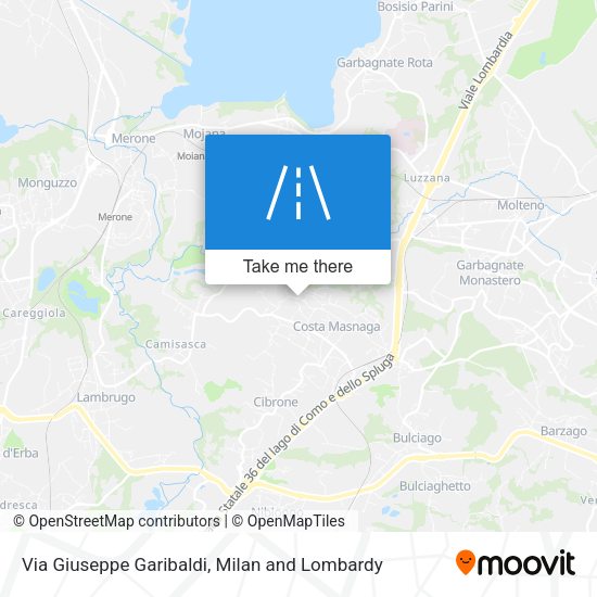 Via Giuseppe Garibaldi map