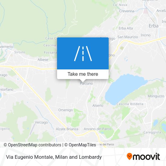Via Eugenio Montale map