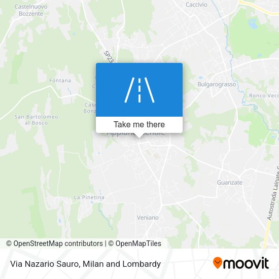 Via Nazario Sauro map