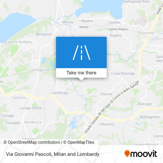 Via Giovanni Pascoli map