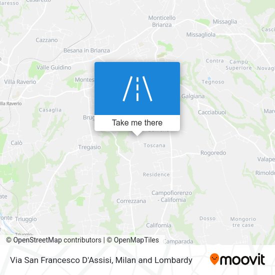 Via San Francesco D'Assisi map