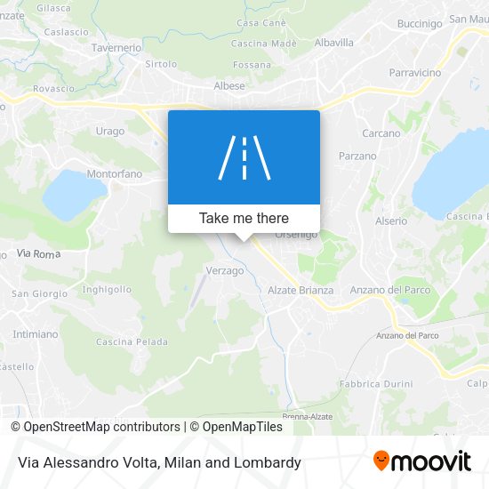Via Alessandro Volta map