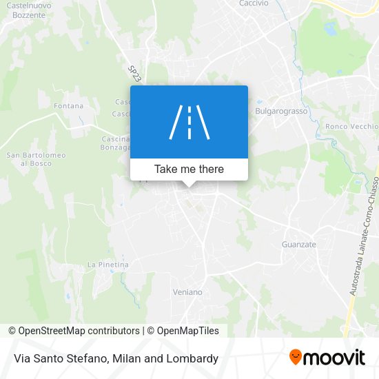 Via Santo Stefano map