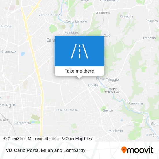 Via Carlo Porta map