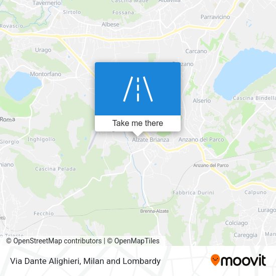 Via Dante Alighieri map