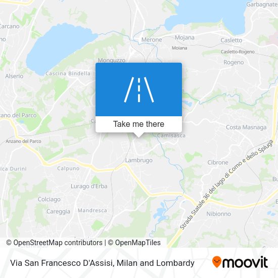 Via San Francesco D'Assisi map