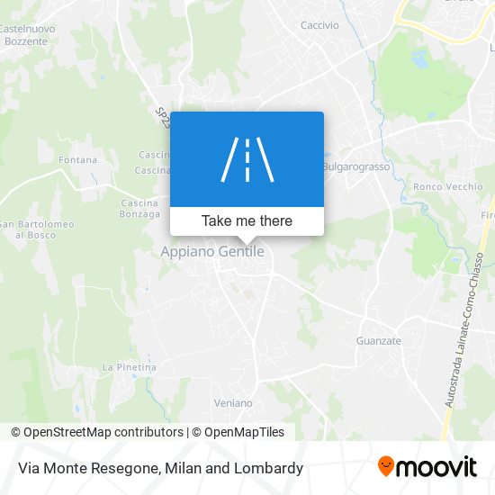 Via Monte Resegone map