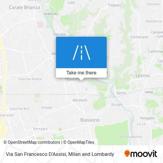 Via San Francesco D'Assisi map