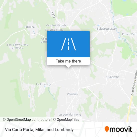 Via Carlo Porta map